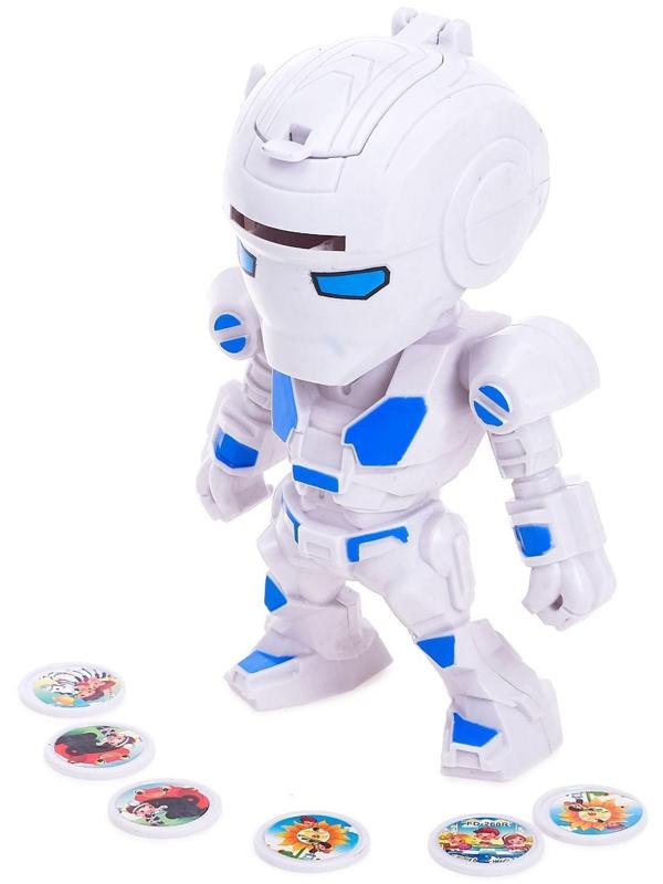 Робот «Стрелок» стреляет дисками, цвета МИКС