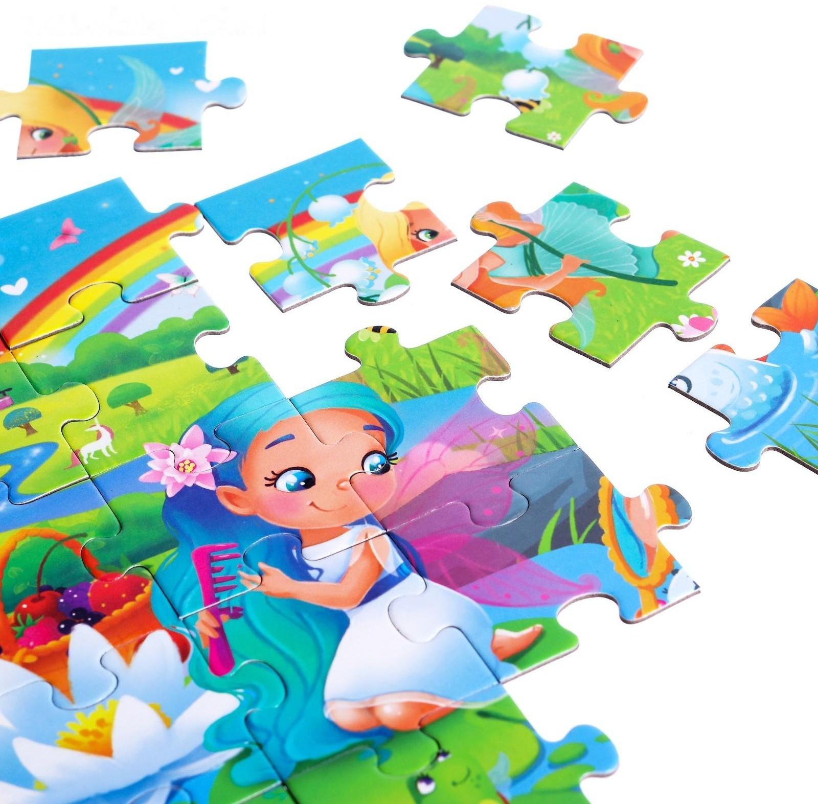 Пазлы «Найди и покажи. Волшебные феи», 35 деталей