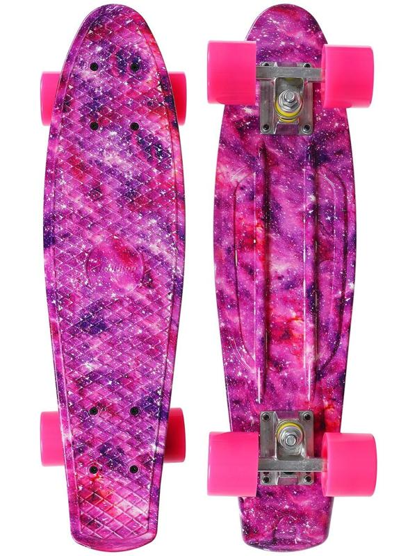 Скейтборд 56 × 15 см, колёса PU 60 × 45 мм, АBEC 7, алюминиевая рама