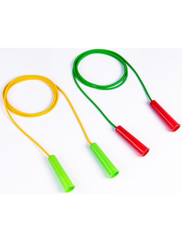 Скакалка 1,8 м, на рост 140-150 см, микс