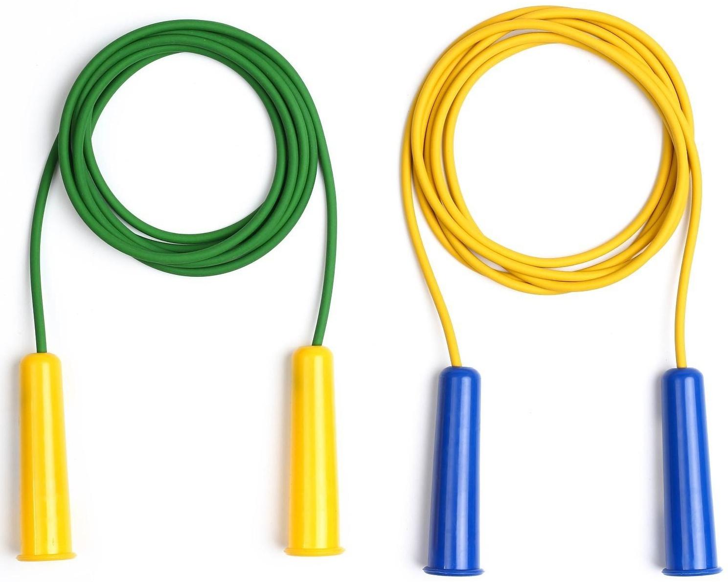 Скакалка 2,5 м, на рост 152-165 см, микс