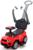 Толокар - каталка «Тачка», с родительской ручкой, цвет красный