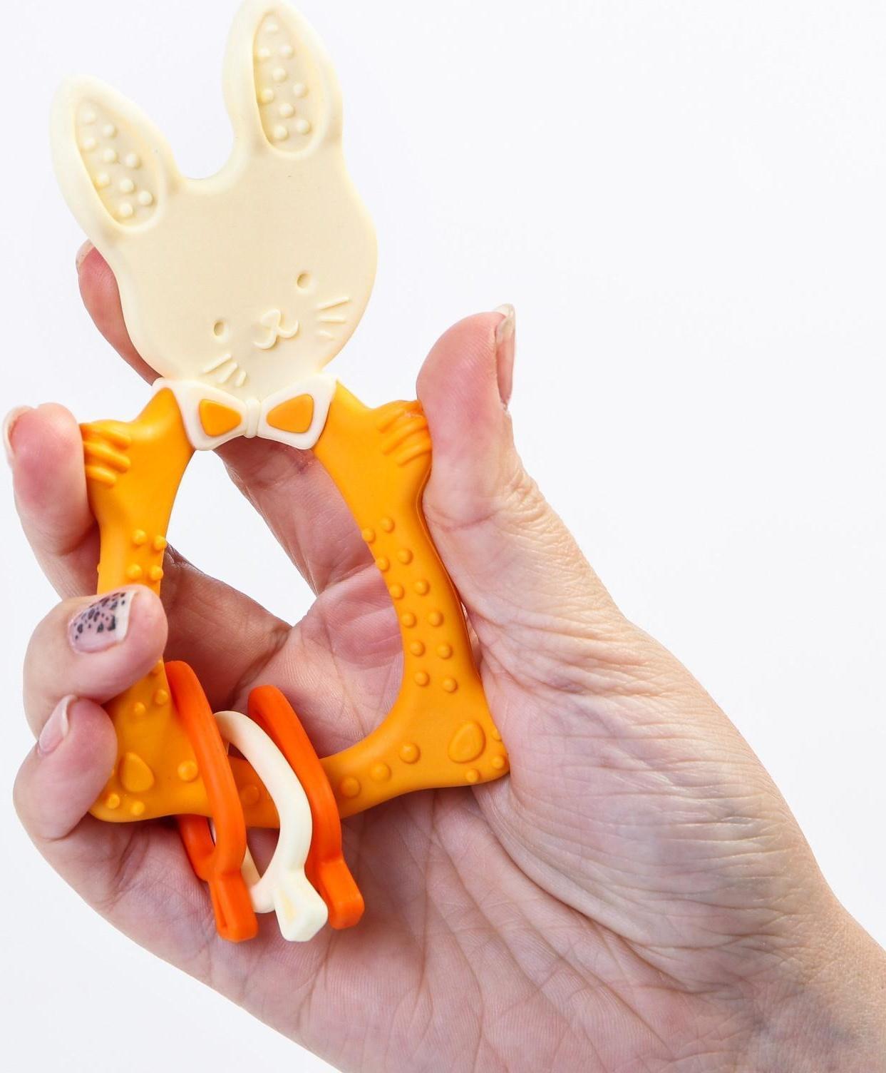 Прорезыватель BUNNY, универсальный, цвет МИКС