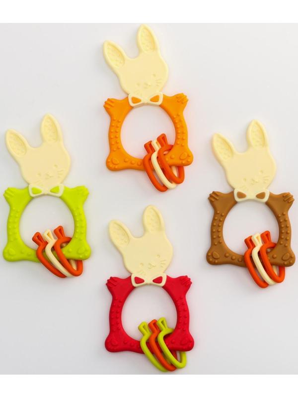 Прорезыватель BUNNY, универсальный, цвет МИКС