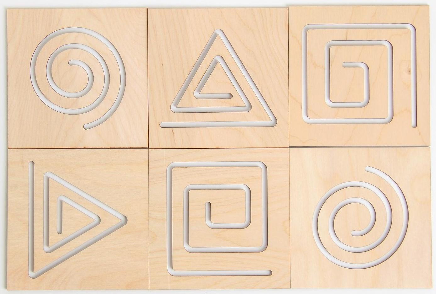 Межполушарная доска «Простые фигуры»