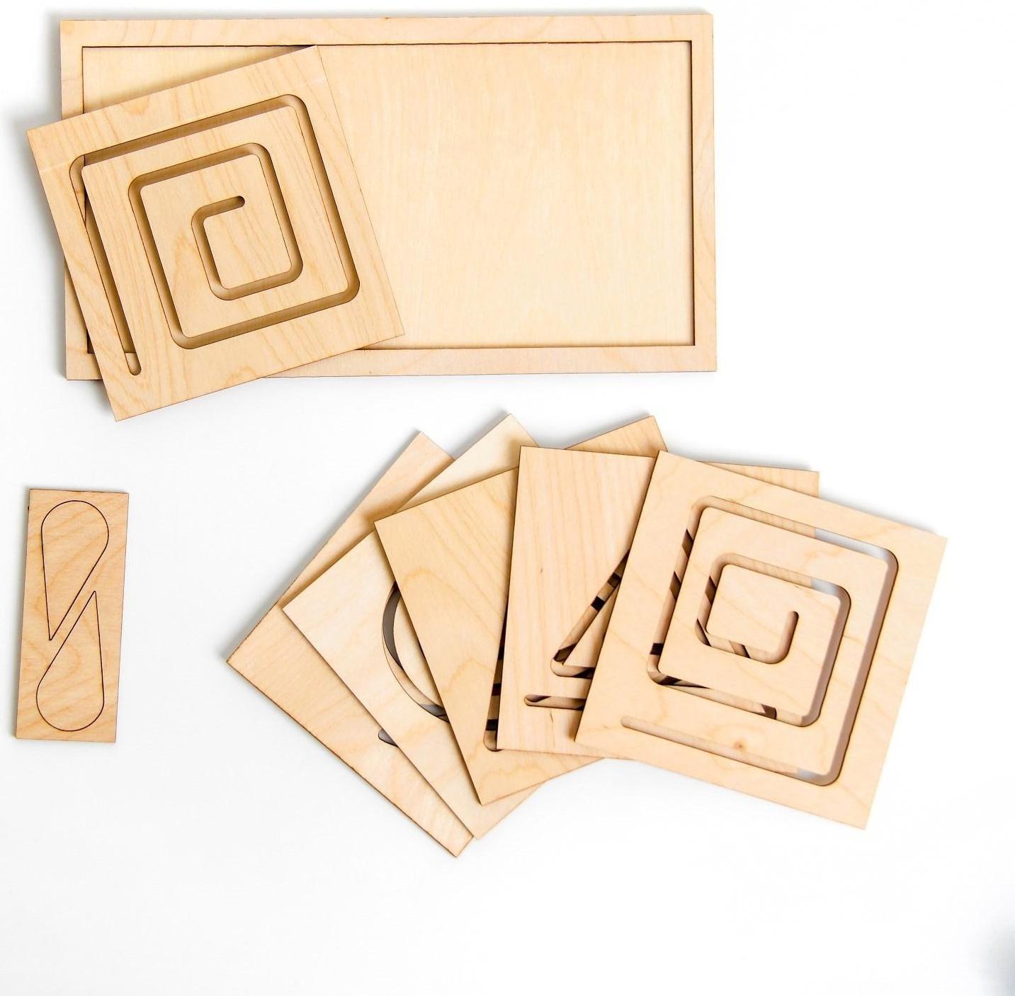 Межполушарная доска «Простые фигуры»