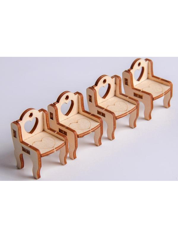 Деревянная мебель для кукол «Кухонный уголок»