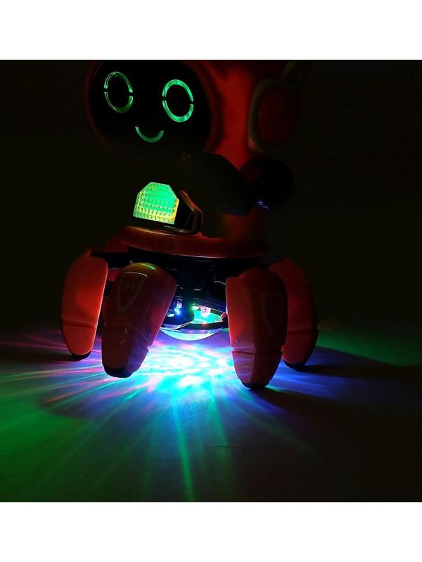 Робот «Осьминожик», световые эффекты, работает от батареек, цвета МИКС