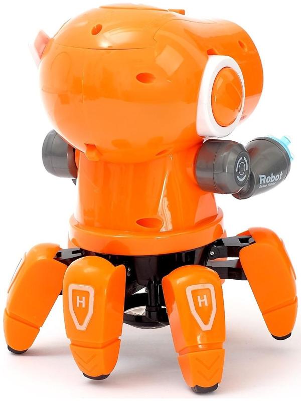 Робот «Осьминожик», световые эффекты, работает от батареек, цвета МИКС