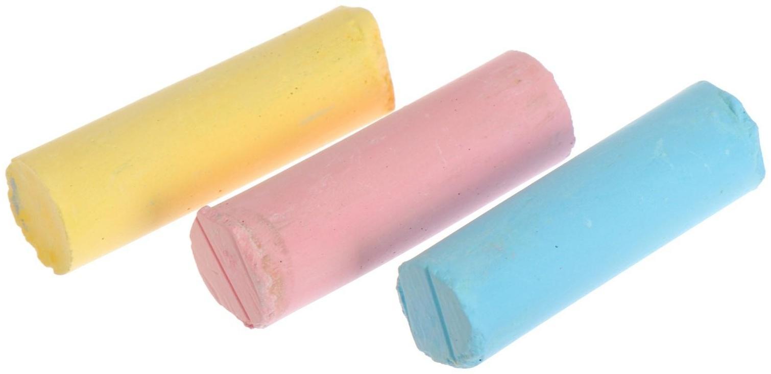 Мелки цветные для асфальта 7 штук 