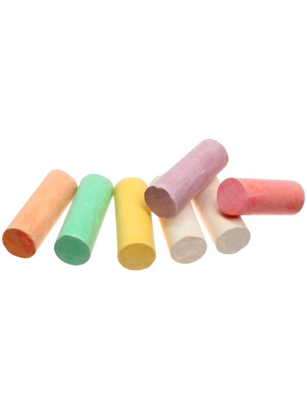 Мелки цветные для асфальта 7 штук 