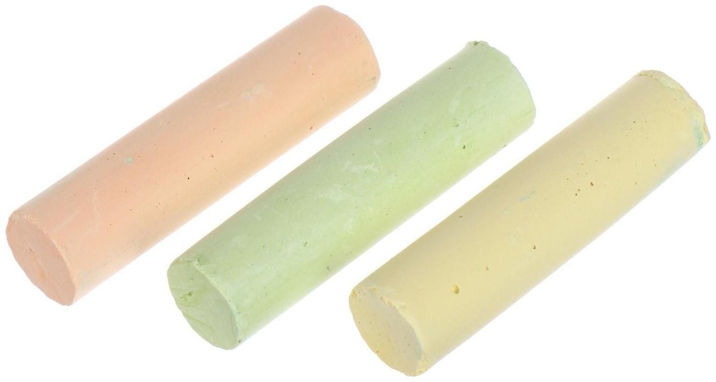 Мелки цветные для асфальта 6 штук 