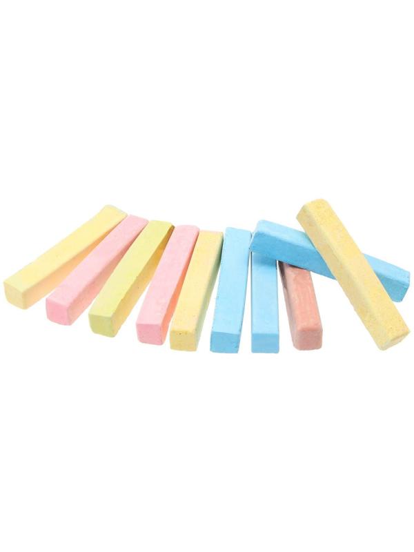 Мелки цветные для асфальта 29 штук, 10 цветов 