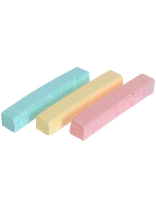 Мелки цветные для асфальта 12 штук, 10 цветов 