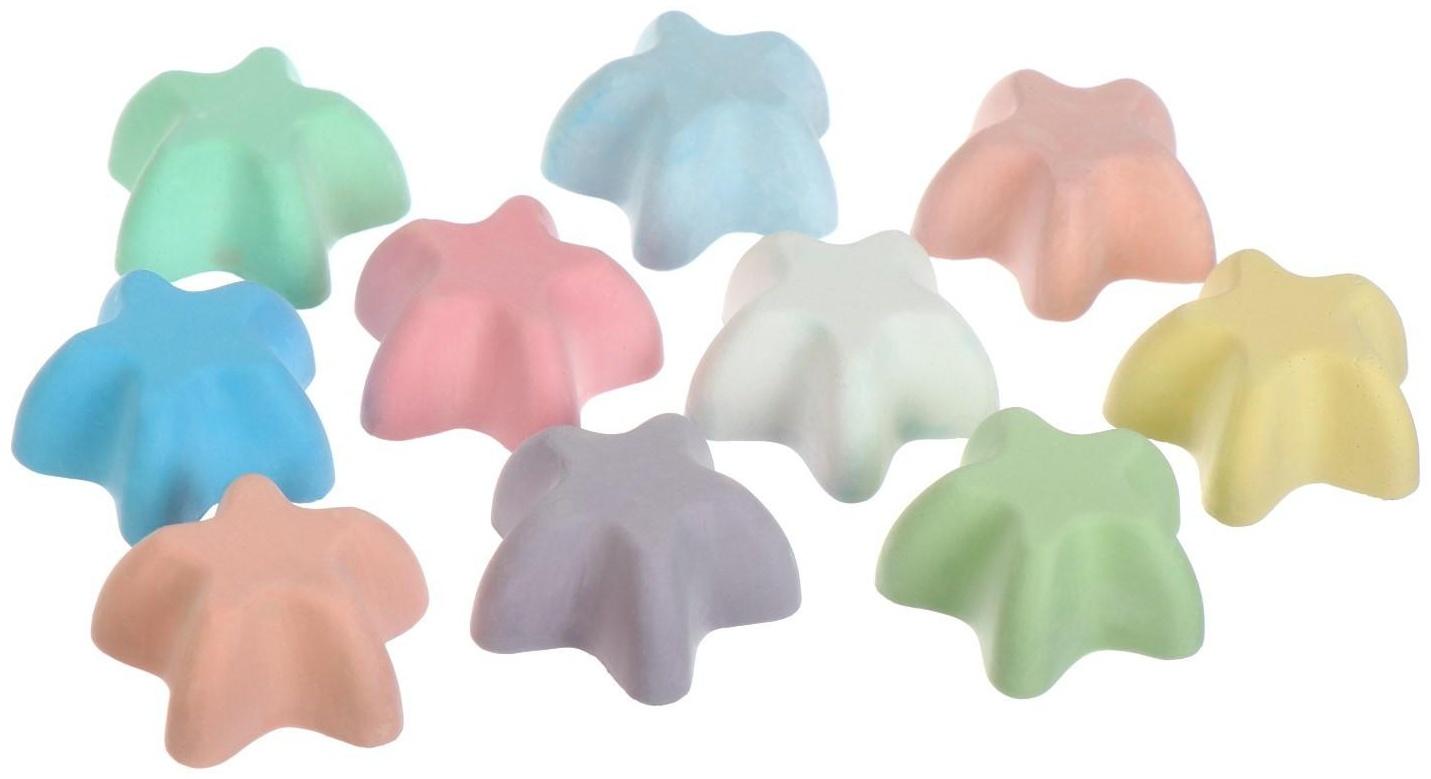 Мелки цветные для асфальта 10 штук 