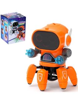 Робот «Милый робот», световые эффекты, работает от батареек, цвета МИКС
