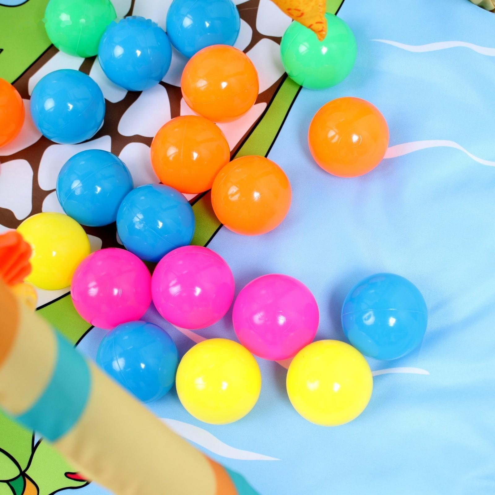 Развивающий коврик «Домик для игрушек», с дугами + шары, р - р 95х90х0,5 см.