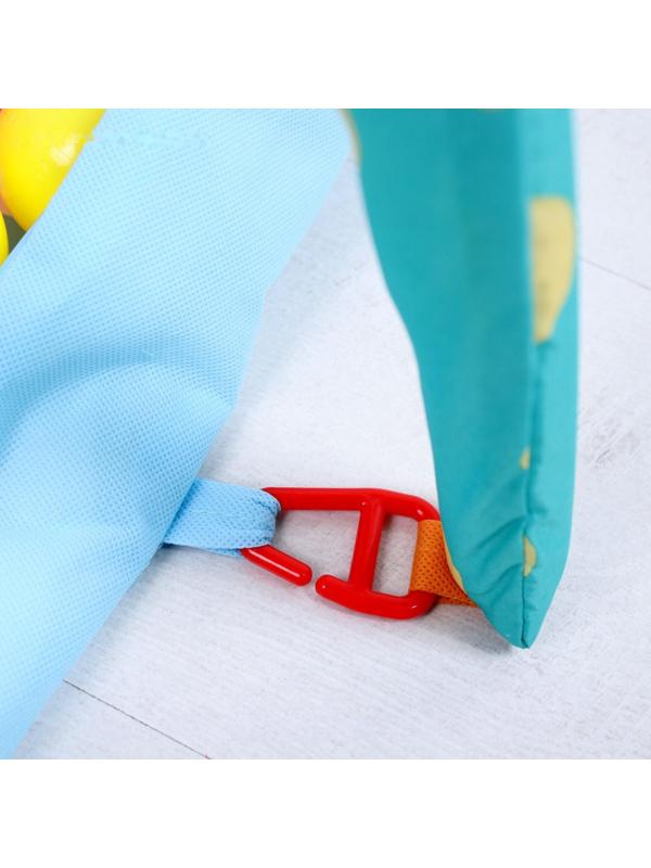 Развивающий коврик «Домик для игрушек», с дугами + шары, р - р 95х90х0,5 см.