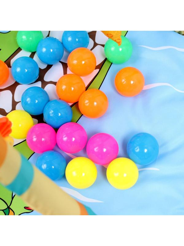 Развивающий коврик «Домик для игрушек», с дугами + шары, р - р 95х90х0,5 см.