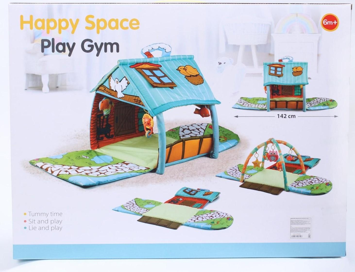 Развивающий коврик «Тропинка к дому», с дугами и погремушками, р-р 100х52х0,5 см.