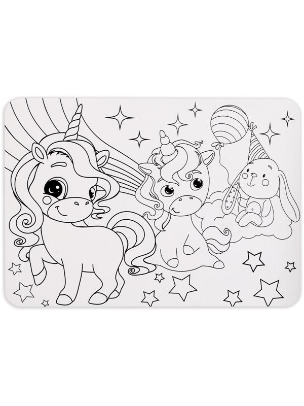 Пазл в рамке «Мир чудес», 34 детали + раскраска