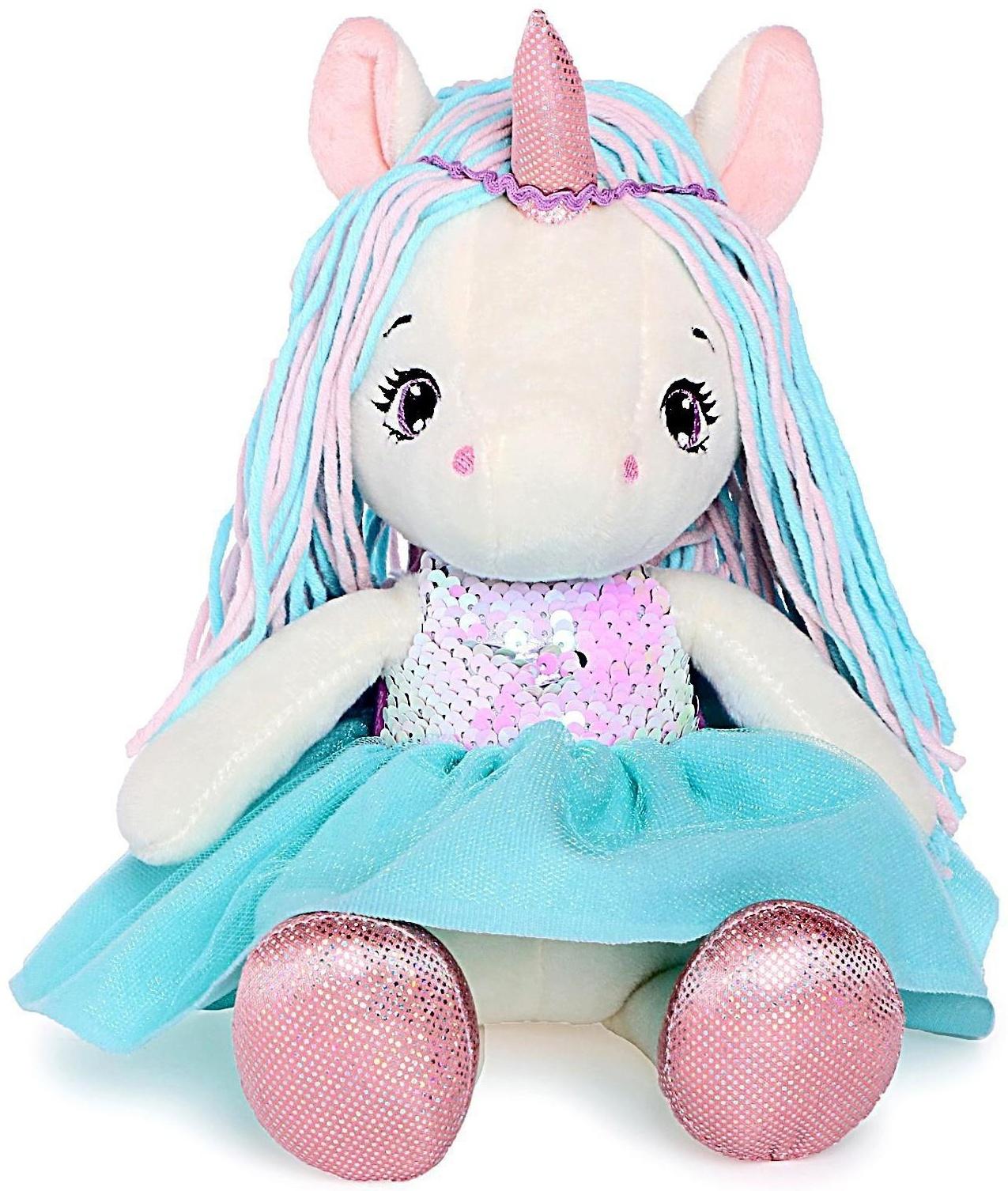 Мягкая игрушка «Единорожка», 35 см