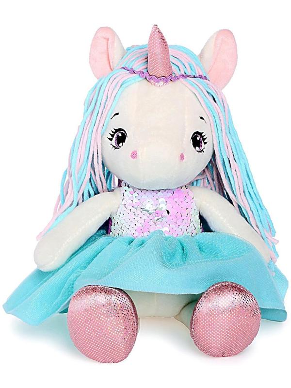 Мягкая игрушка «Единорожка», 35 см