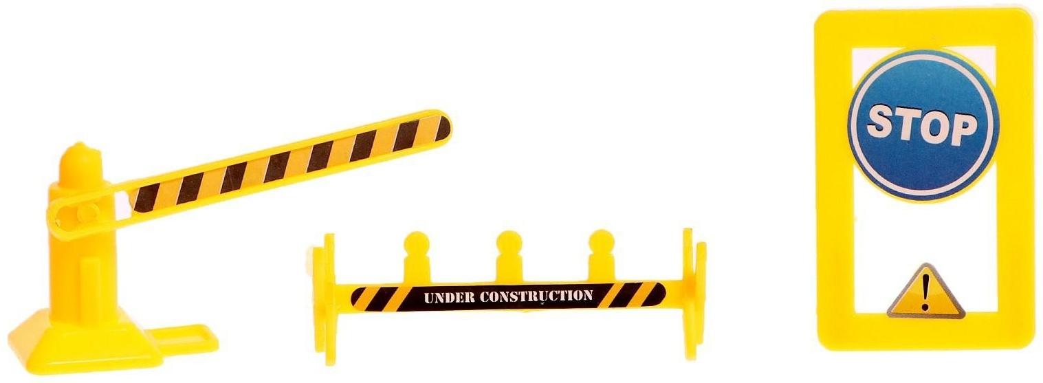 Набор игровой «Строительная площадка», машины с инерцией, цвет МИКС