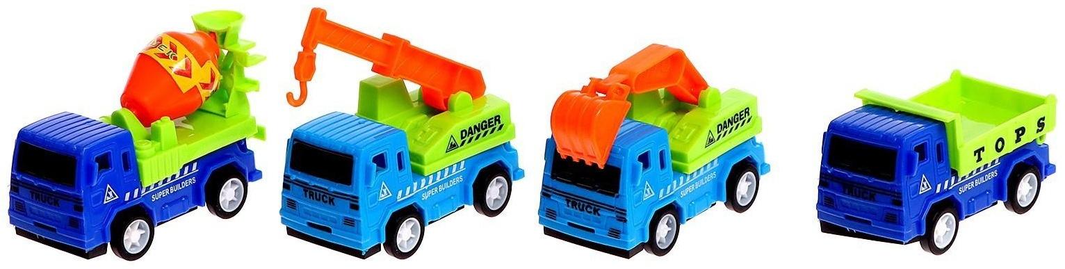Набор игровой «Строительная площадка», машины с инерцией, цвет МИКС