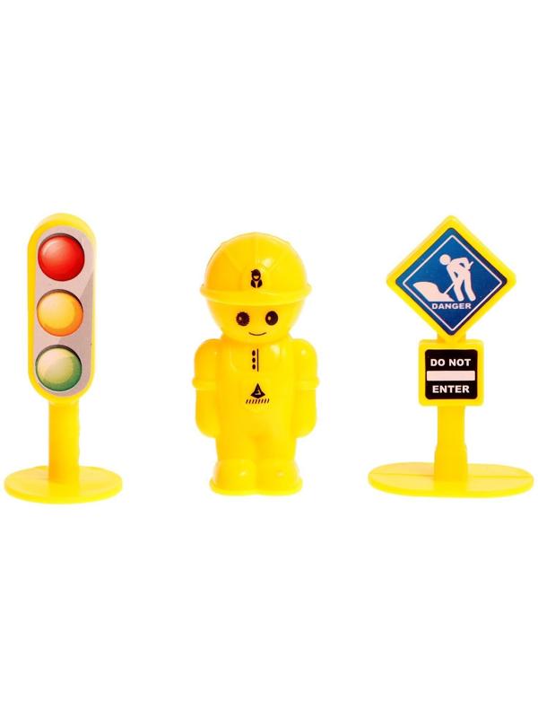 Набор игровой «Строительная площадка», машины с инерцией, цвет МИКС