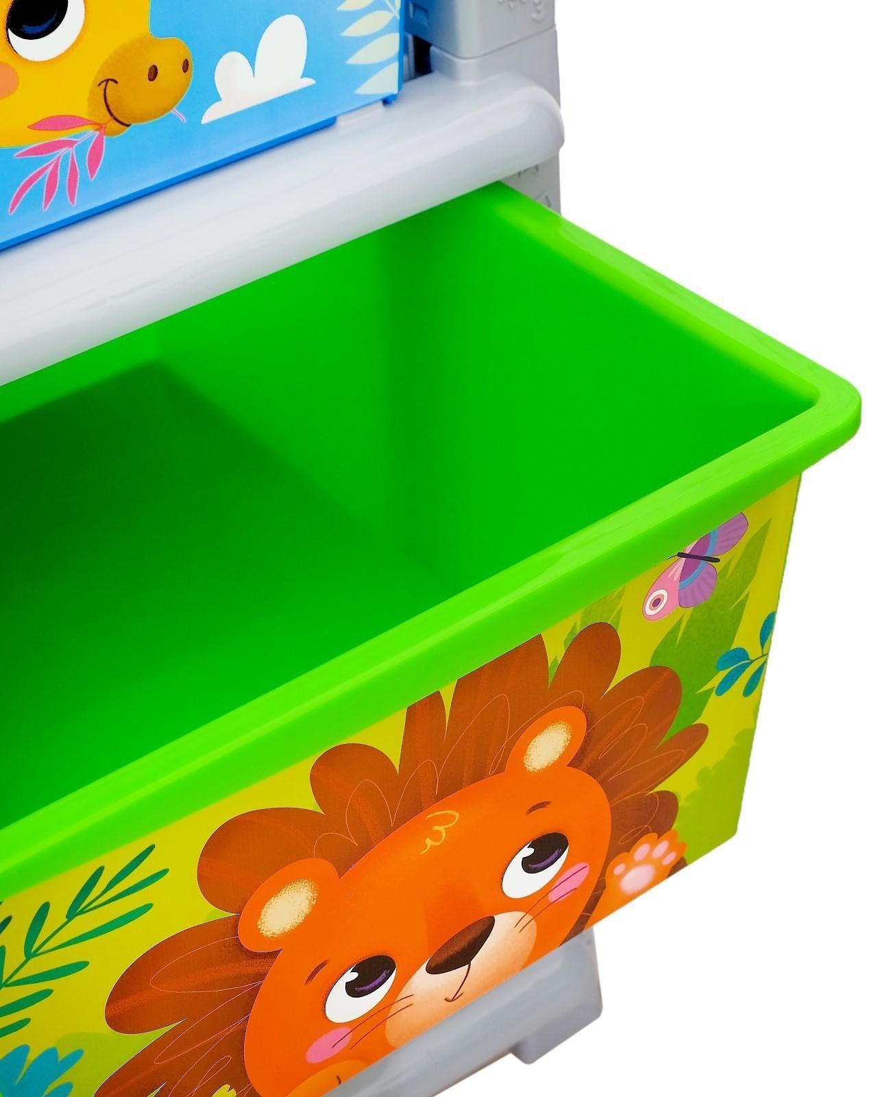 Комод детский «Весёлый зоопарк», 3 секции