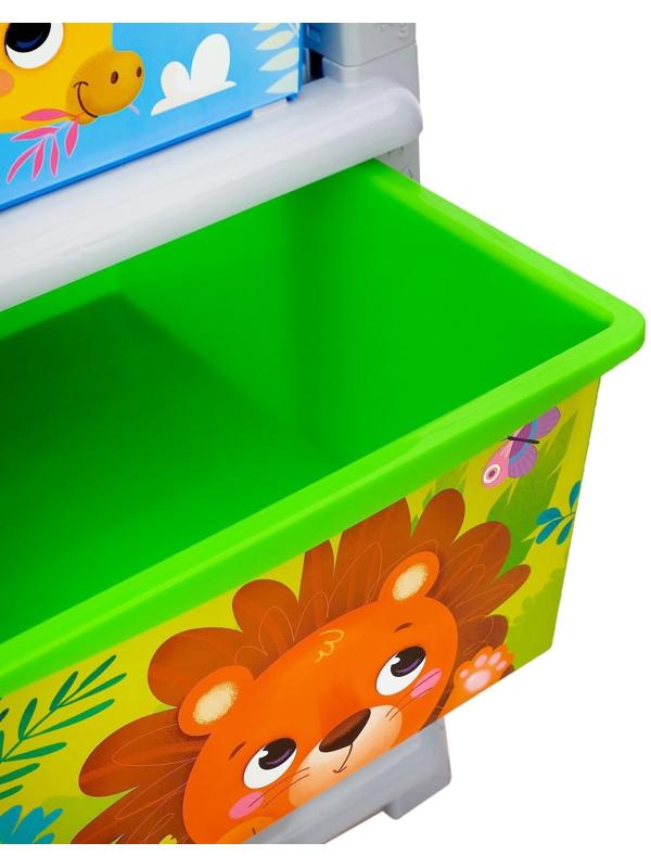 Комод детский «Весёлый зоопарк», 3 секции