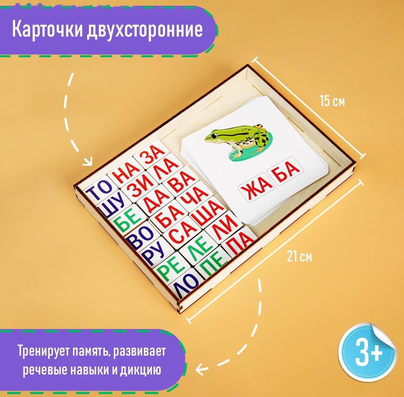 Дидактические игры и материалы «Учимся читать по слогам»