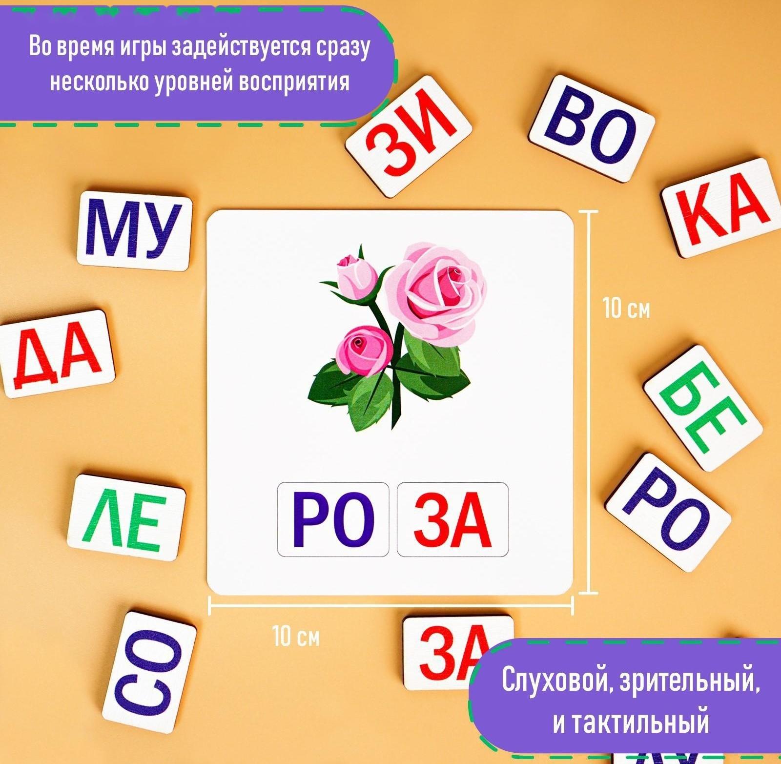 Дидактические игры и материалы «Учимся читать по слогам»