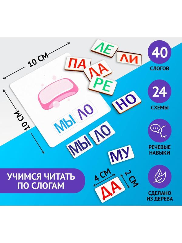 Дидактические игры и материалы «Учимся читать по слогам»