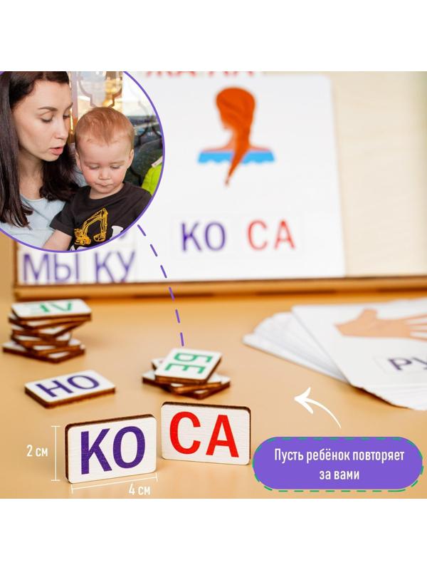 Дидактические игры и материалы «Учимся читать по слогам»