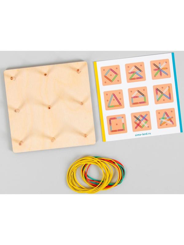 Дидактические игры и материалы «Мини-геоборд»