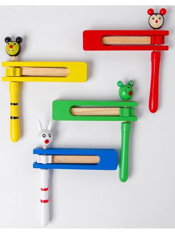 Деревянная игрушка «Трещотка», МИКС