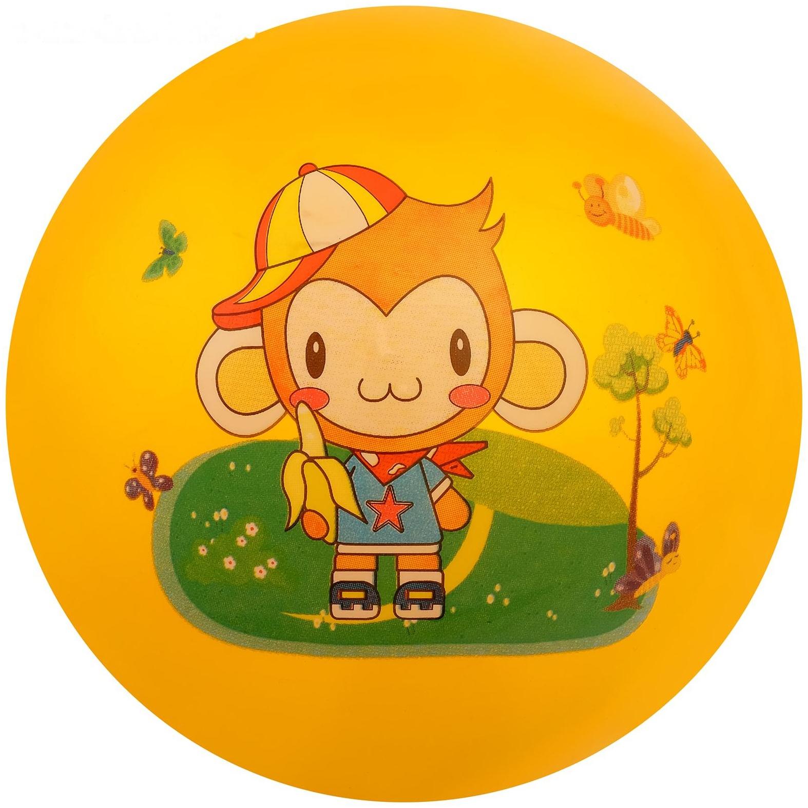 Мяч детский «Животные», d=22 см, 60 г, цвета МИКС