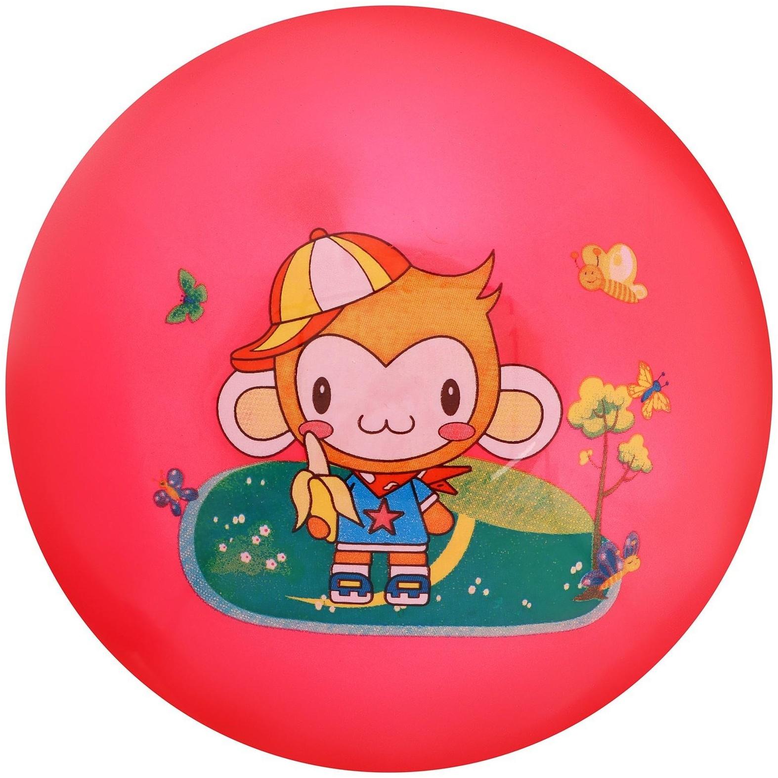 Мяч детский «Животные», d=22 см, 60 г, цвета МИКС