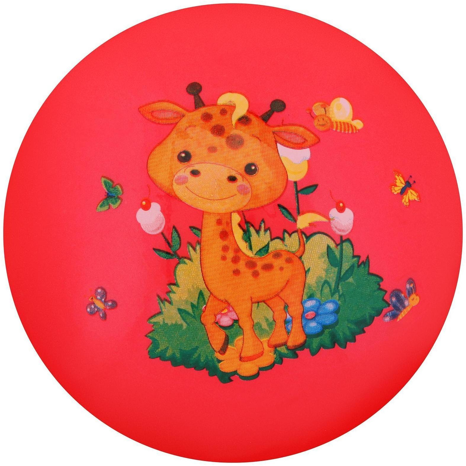 Мяч детский «Животные», d=22 см, 60 г, цвета МИКС