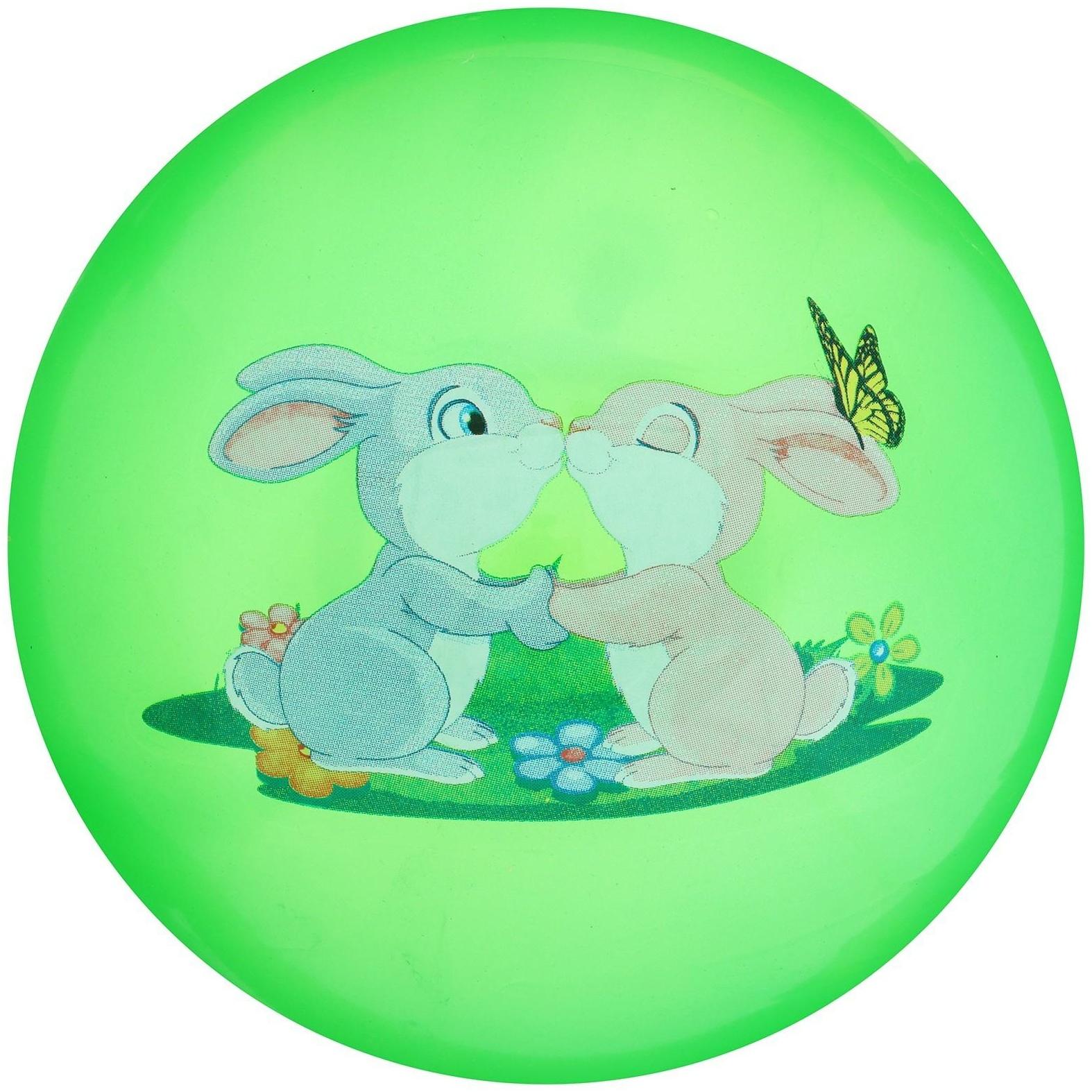 Мяч детский «Животные», d=22 см, 60 г, цвета МИКС