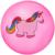 Мяч детский «Пони и Единороги», d=22 см, 60 г, цвета МИКС