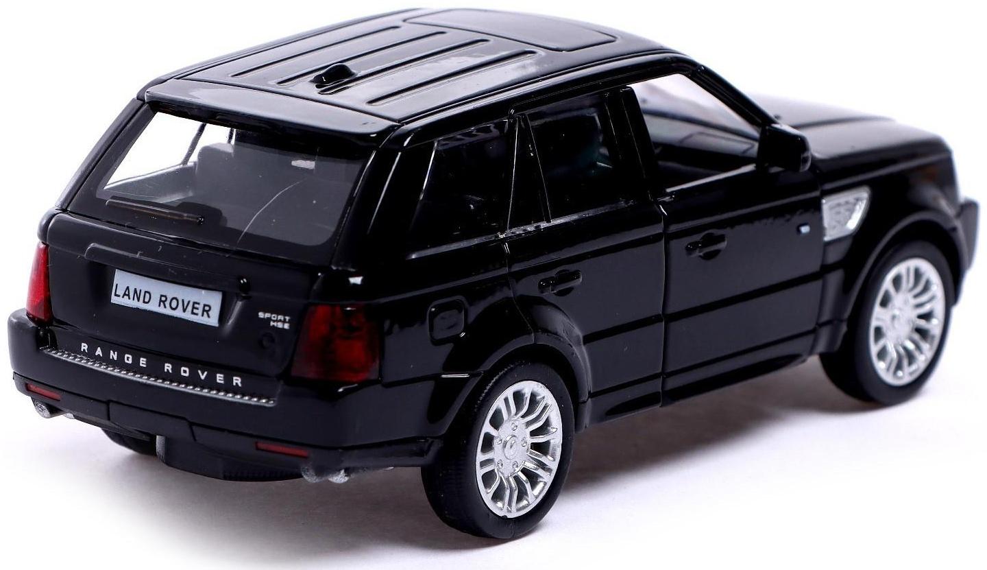 Машина металлическая LAND ROVER RANGE ROVER SPORT,1:32, открываются двери, инерция, цвет чёрный