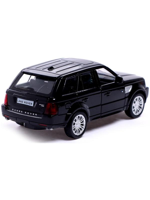 Машина металлическая LAND ROVER RANGE ROVER SPORT,1:32, открываются двери, инерция, цвет чёрный