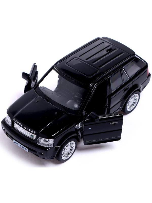 Машина металлическая LAND ROVER RANGE ROVER SPORT,1:32, открываются двери, инерция, цвет чёрный