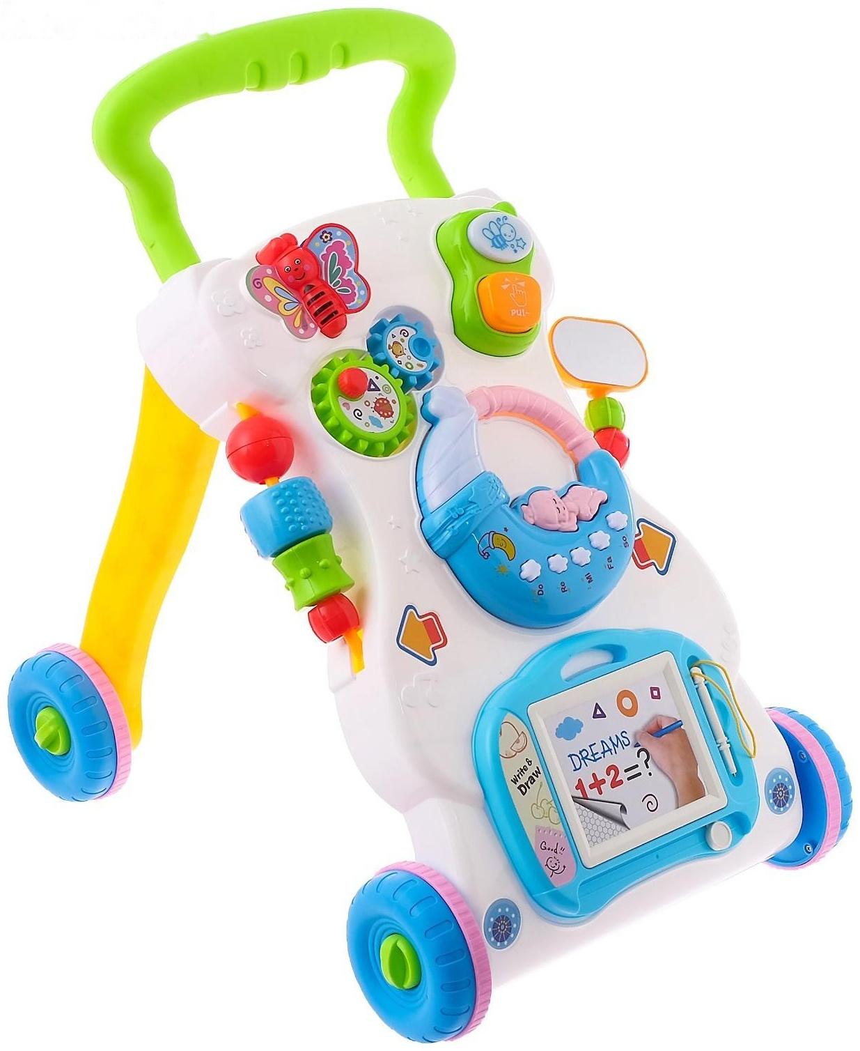 Развивающая каталка-ходунки «Первые шаги», световые и звуковые эффекты