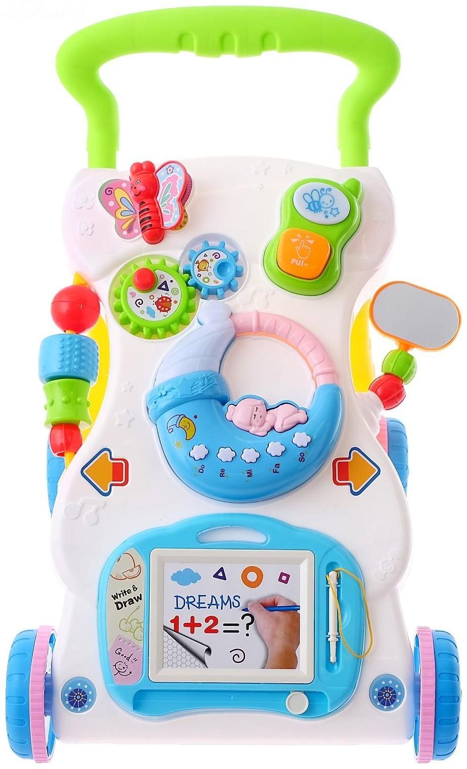 Развивающая каталка-ходунки «Первые шаги», световые и звуковые эффекты