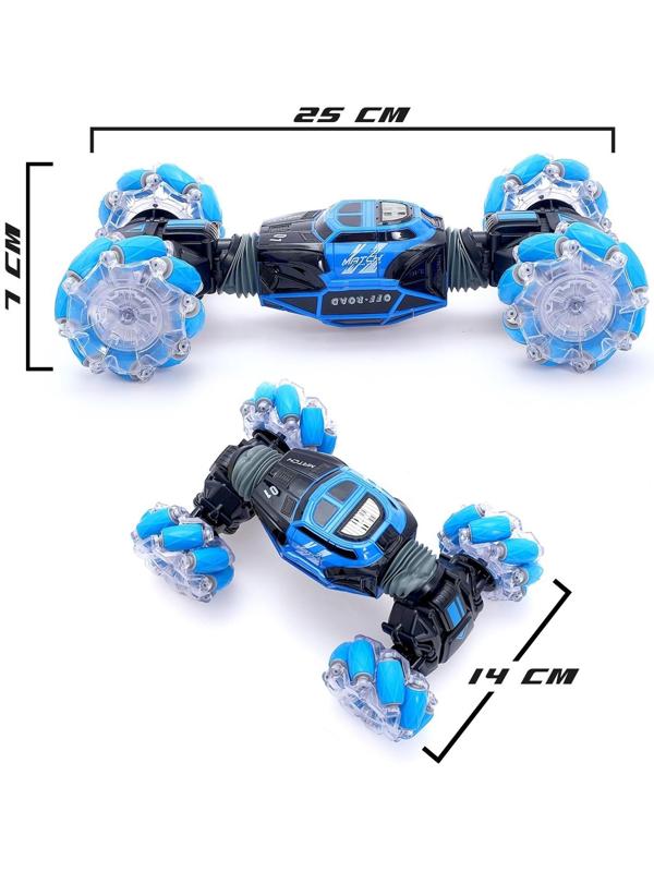 Машинка-перевёртыш HYPER SKIDDING с управлением жестами, свет, масштаб 1:16, цвет синий