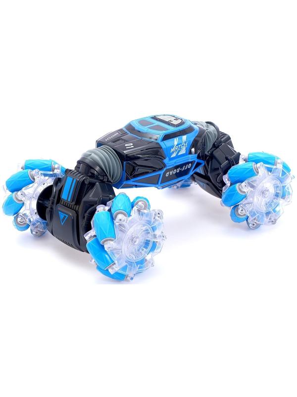 Машинка-перевёртыш HYPER SKIDDING с управлением жестами, свет, масштаб 1:16, цвет синий